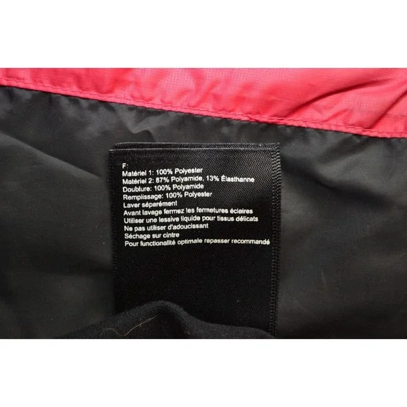 KJUS Ski Jacket Women's 38 / M Red Pink Insulated Primaloft Puffer Snow Full Zip
